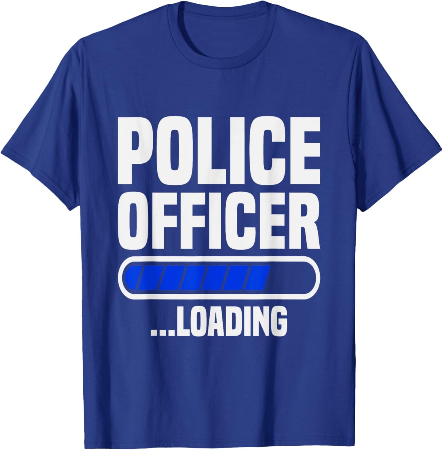 Police Officer loading Police School Grad Police Academy T-Shirt - T-Shirt | Royal