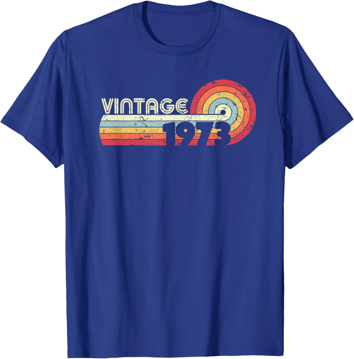 1973 Vintage Shirt, Birthday Gift . Retro Style T-Shirt - T-Shirt | Royal