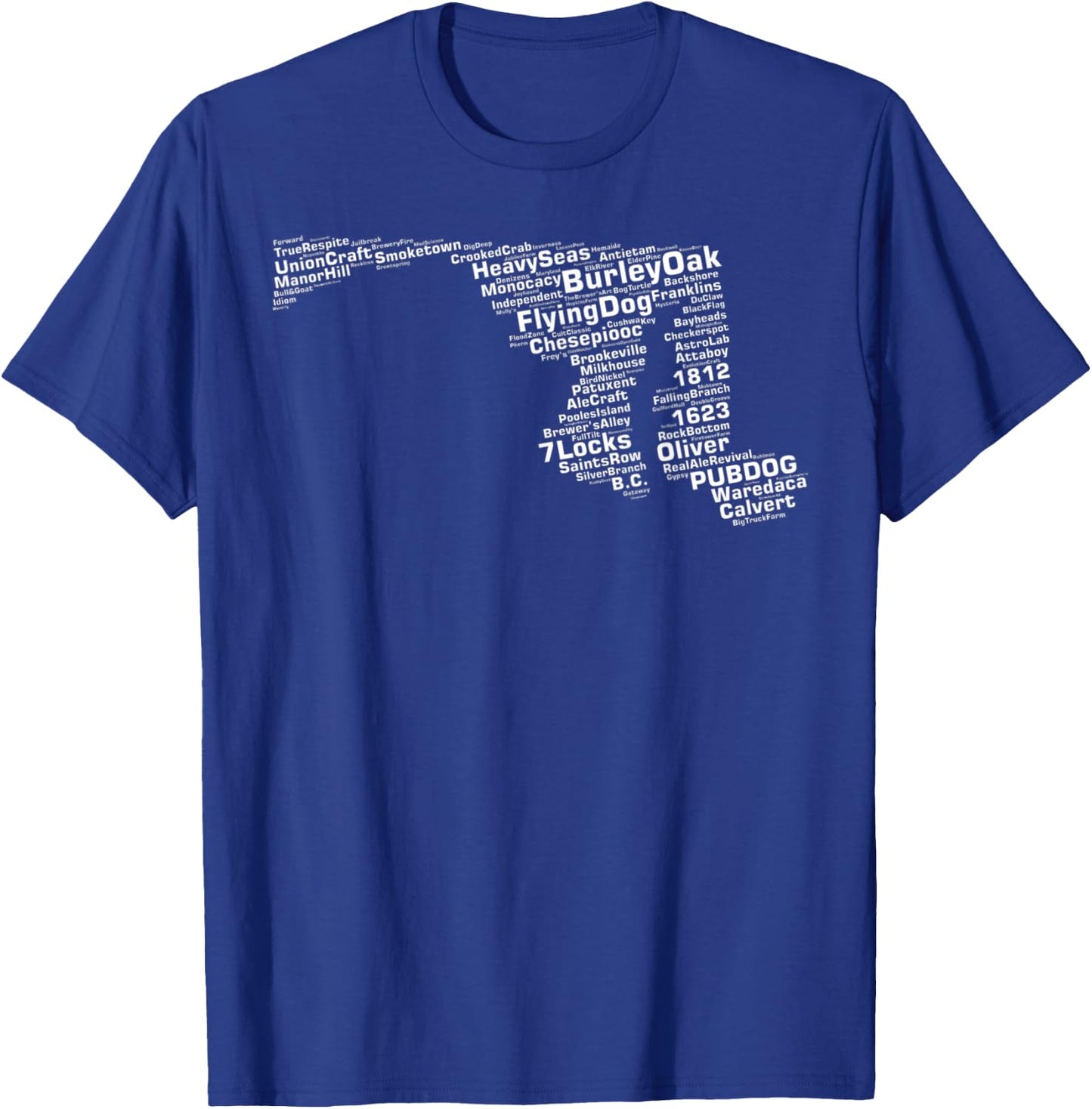 Maryland Breweries T-Shirt - T-Shirt | Royal