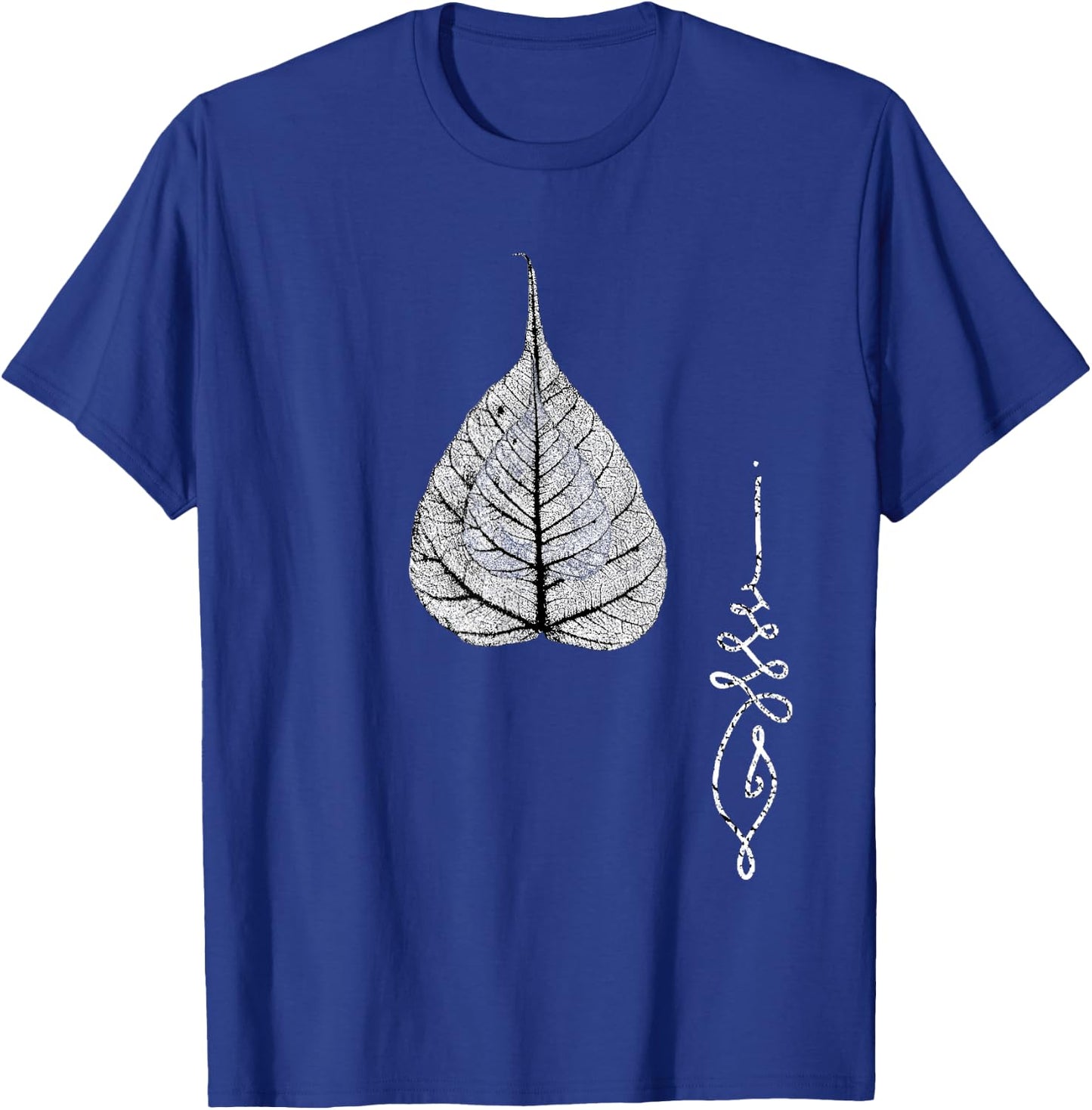 Buddha Bohemian Meditation Bodhi Leaf Unalome T-Shirt - T-Shirt | Royal