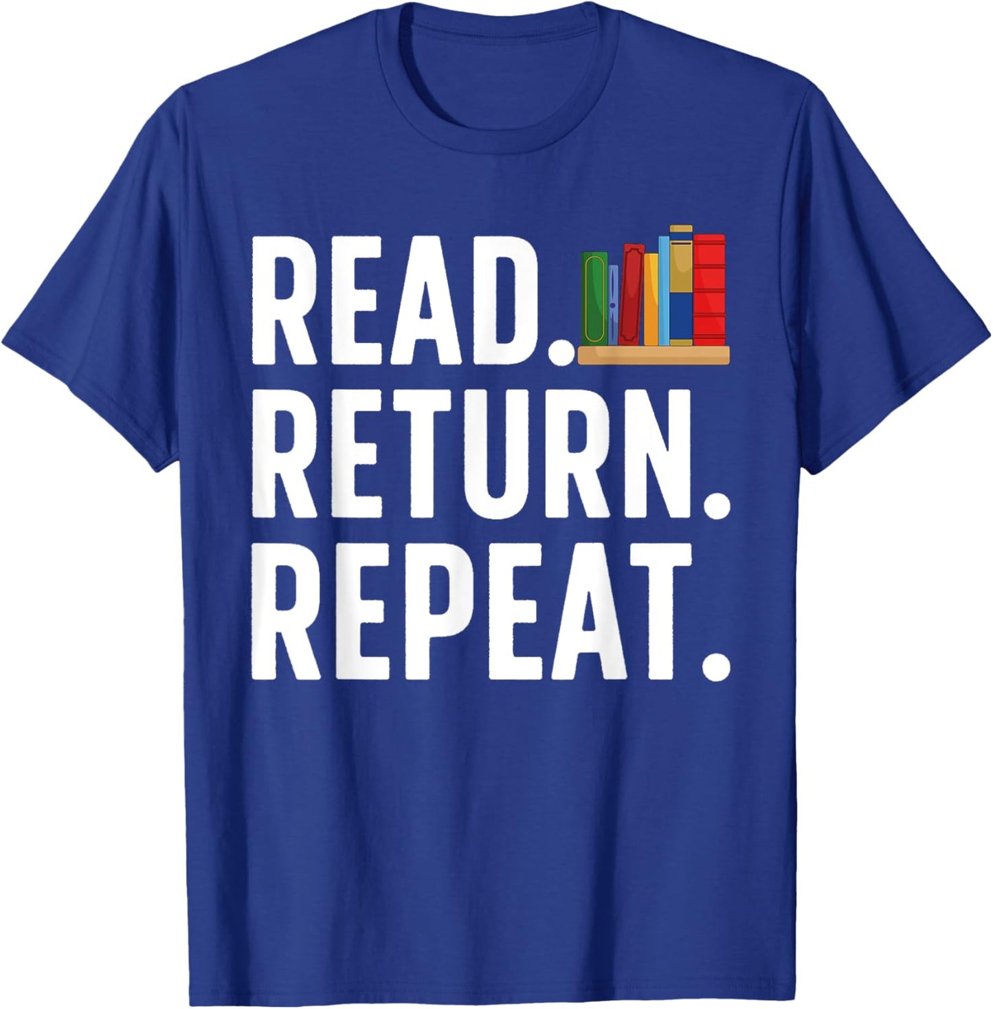 Cool Librarian Art Women Bookaholic School Library T-Shirt - T-Shirt | Royal