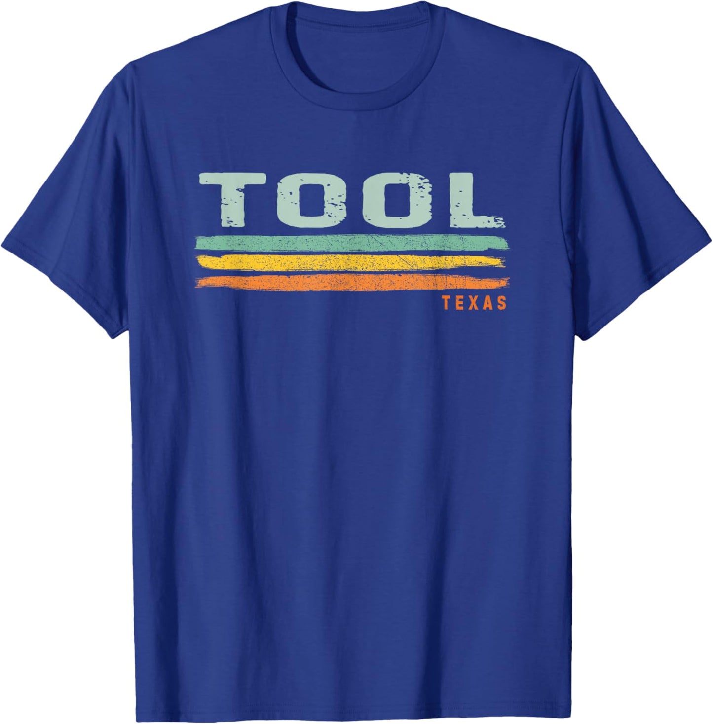 Vintage Stripes Tool TX T-Shirt - T-Shirt | Royal