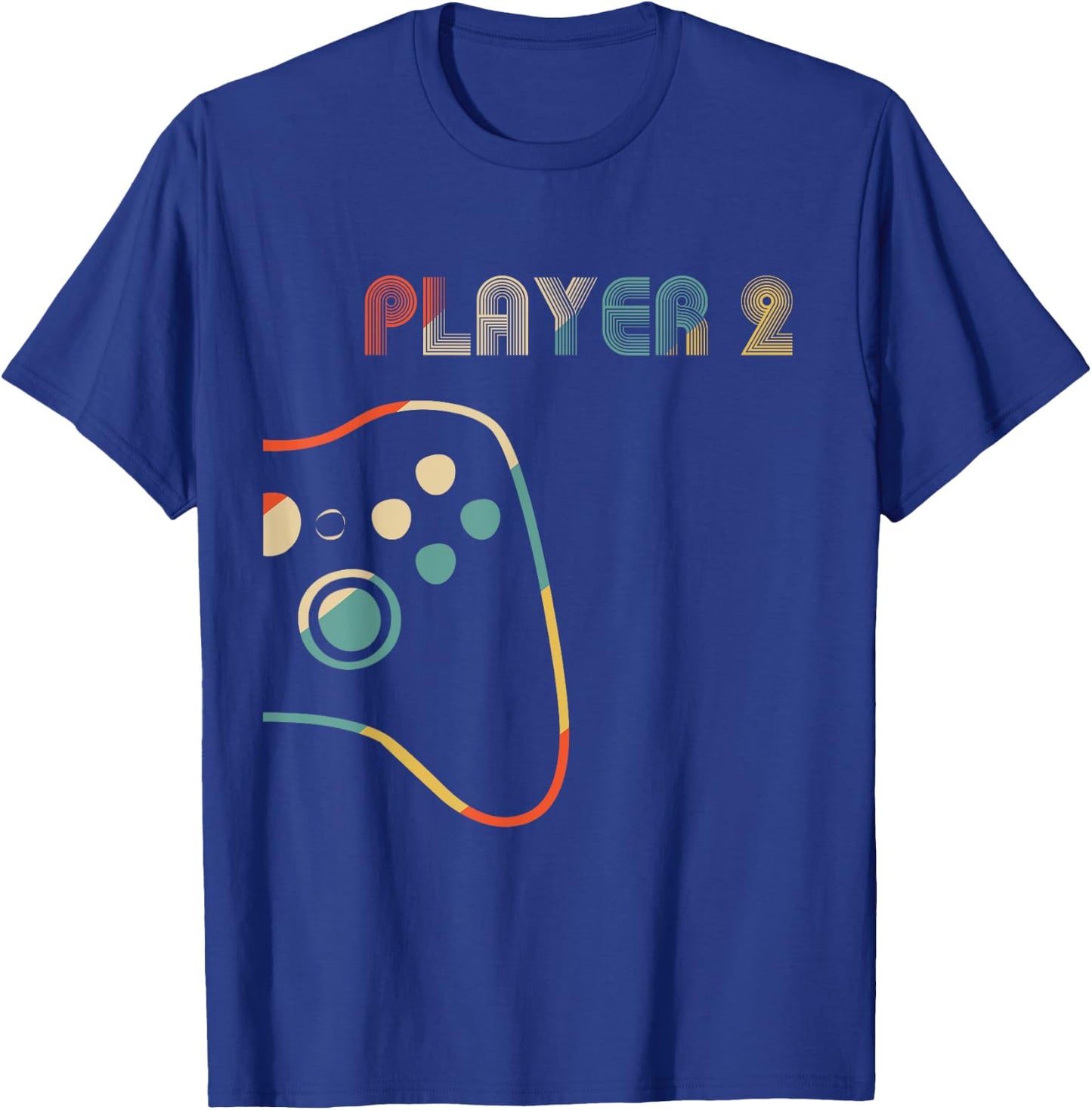 Matching Gamer Couple Player 1 Player 2 T-Shirt - T-Shirt | Royal