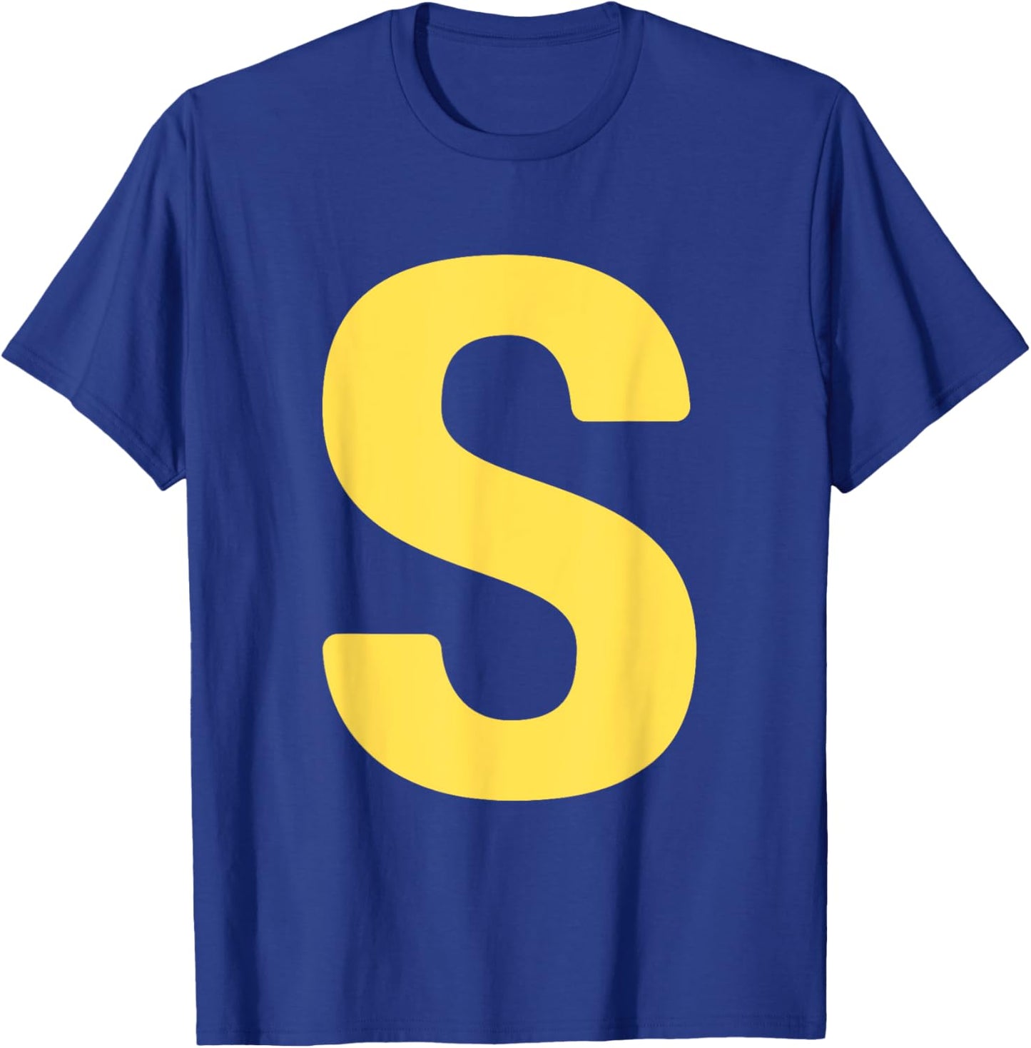 Letter S Funny Chipmunk Groupe Matching Halloween Costume T-Shirt - T-Shirt | Royal