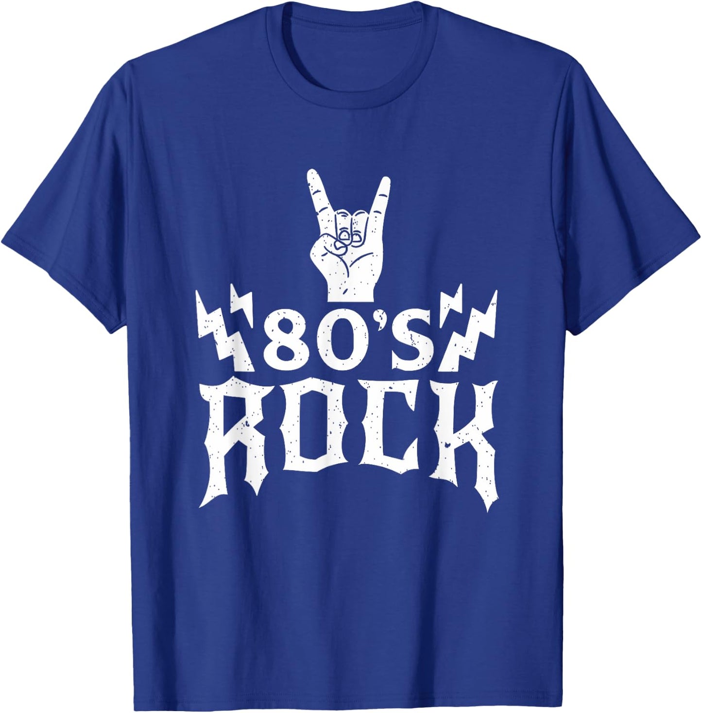 Retro 80s Rocker Classic Rock Band Matching Band Costumes T-Shirt - T-Shirt | Royal