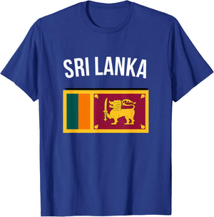 Sri Lanka Sri Lankan Flag Pride Travel Souvenir T-Shirt - T-Shirt | Royal