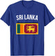 Sri Lanka Sri Lankan Flag Pride Travel Souvenir T-Shirt - T-Shirt | Royal