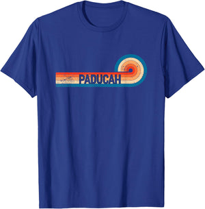 Retro PADUCAH Shirt Vintage City PADUCAH T-Shirt - T-Shirt | Royal