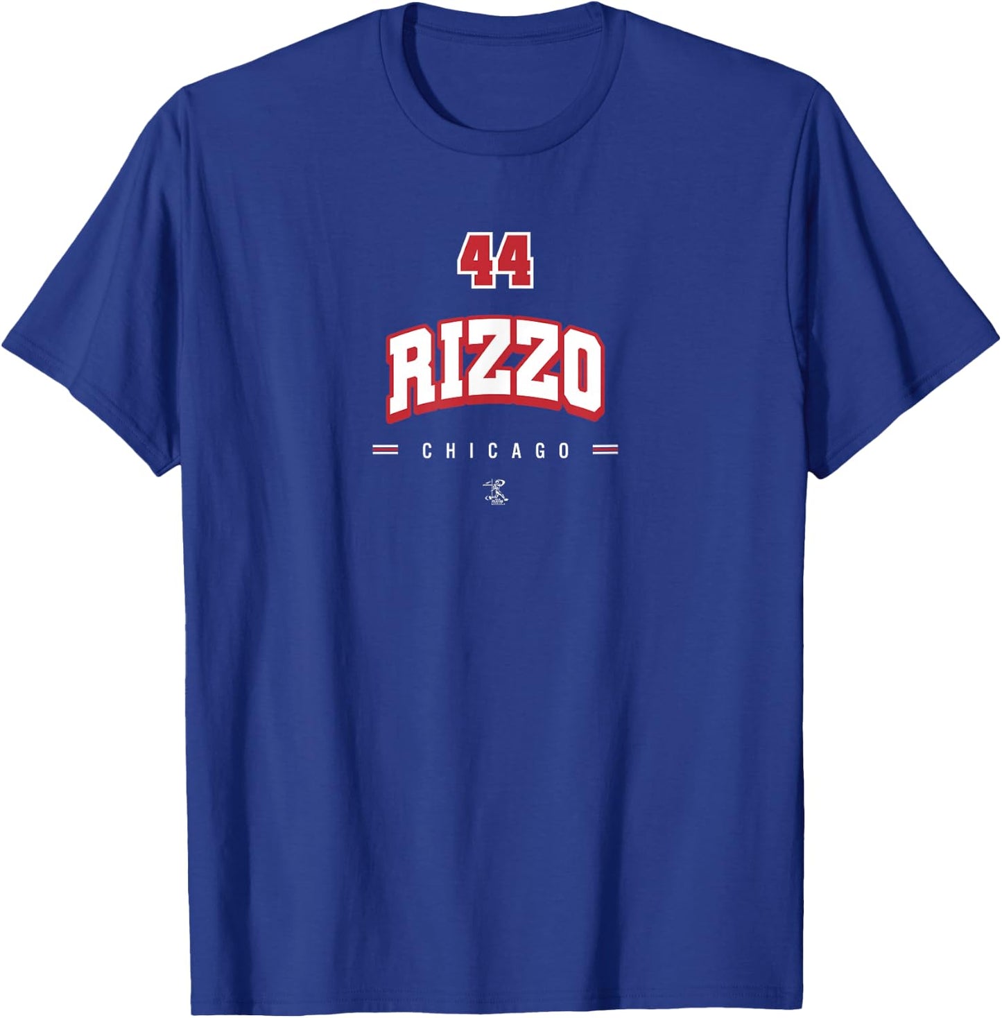 Anthony Rizzo Player Arch Gameday T-Shirt - T-Shirt | Royal