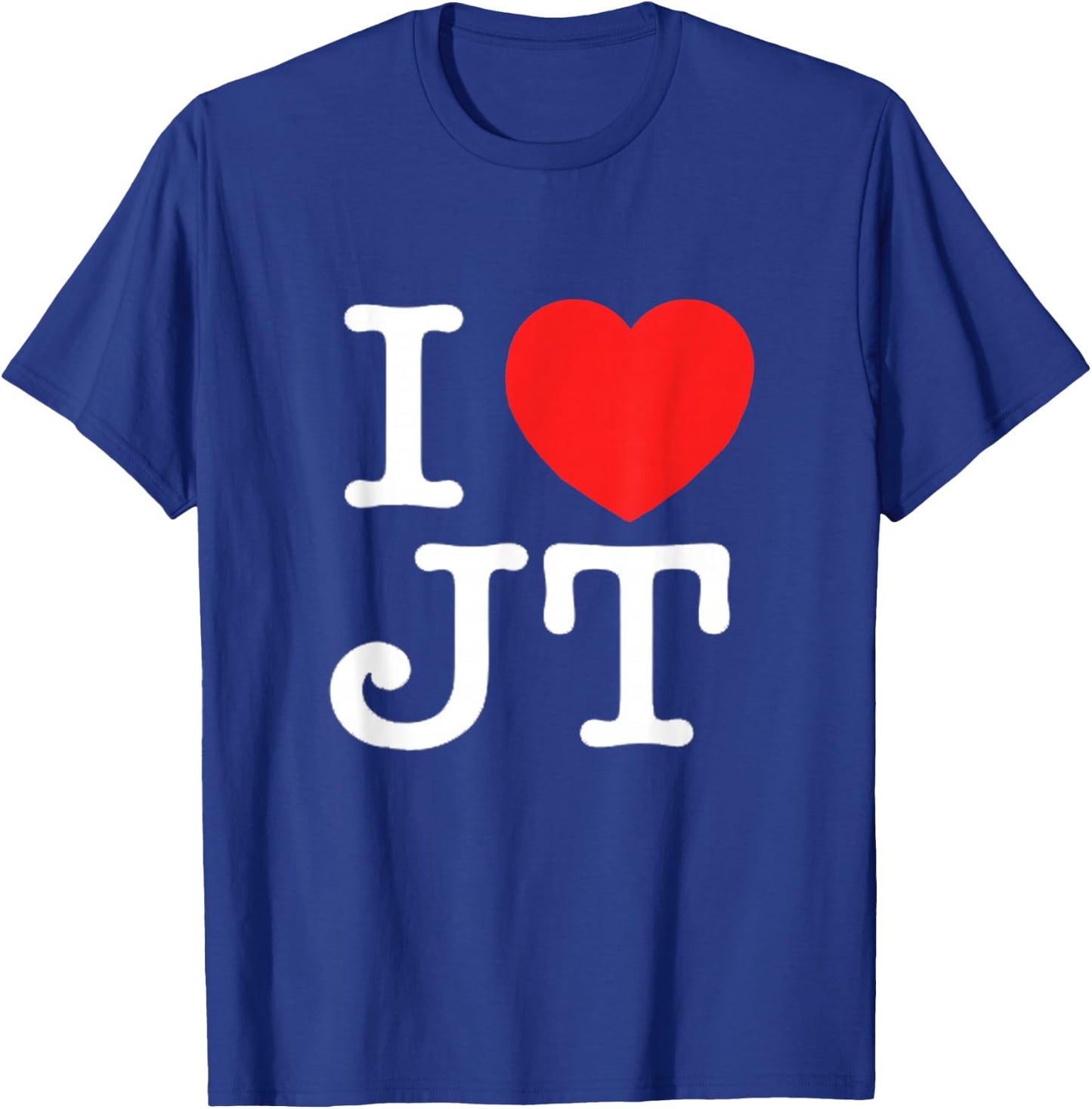 I Love JT Gift New T-Shirt - T-Shirt | Royal