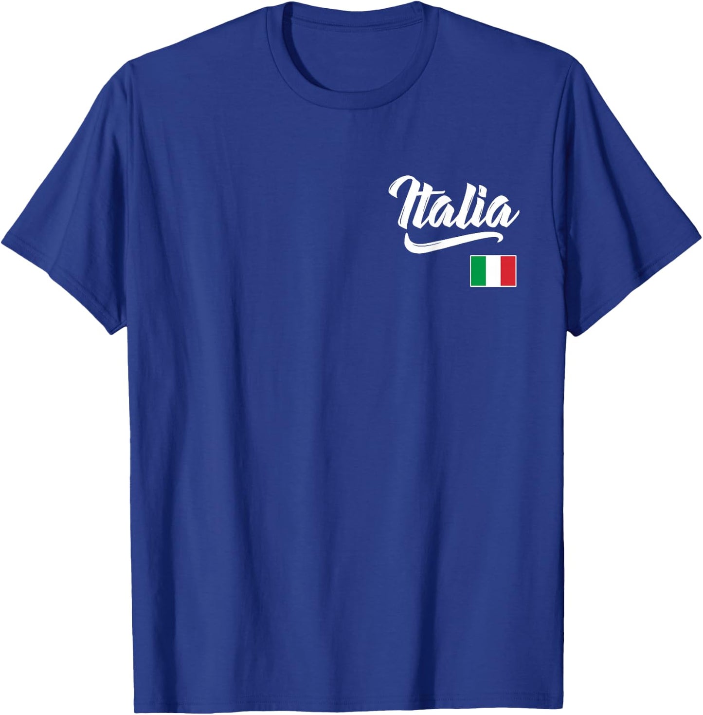 Italia Italian Flag Italy Italiano Family Heritage Men Women T-Shirt - T-Shirt | Royal