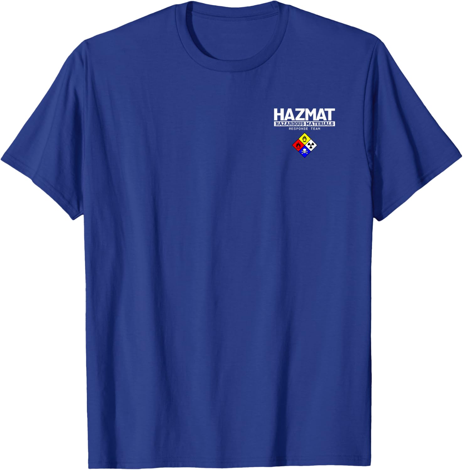 HAZMAT Hazardous Material Response Team Technician T-Shirt - T-Shirt | Royal