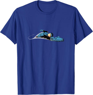 Invincible Blue Suit Flight T-Shirt - T-Shirt | Royal