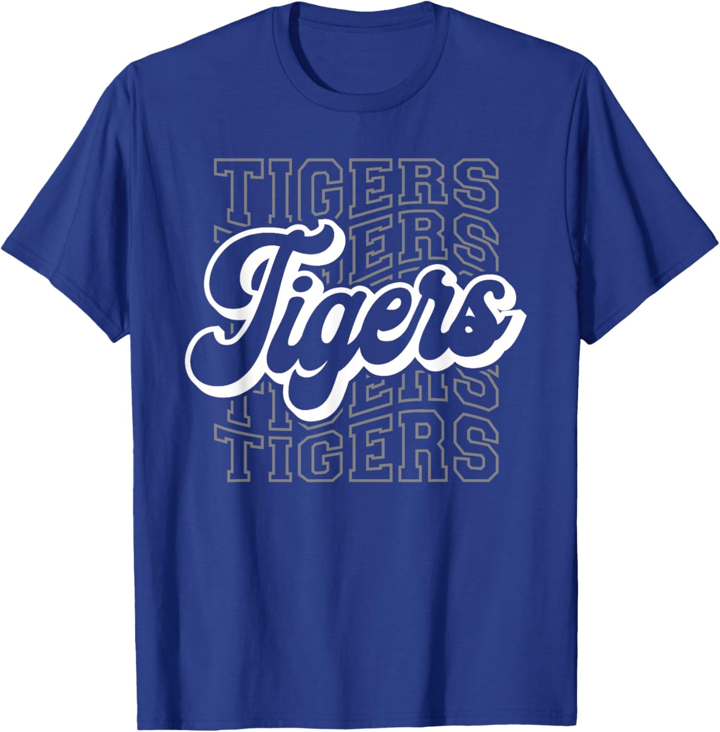 Tigers Sports Mascot - For Tigers Team Football Baseball T-Shirt - T-Shirt | Royal