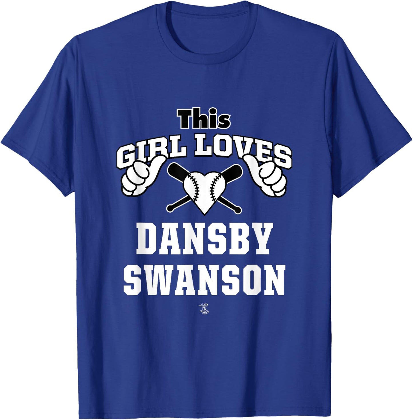 Dansby Swanson This Girl Loves Gameday T-Shirt - T-Shirt | Royal