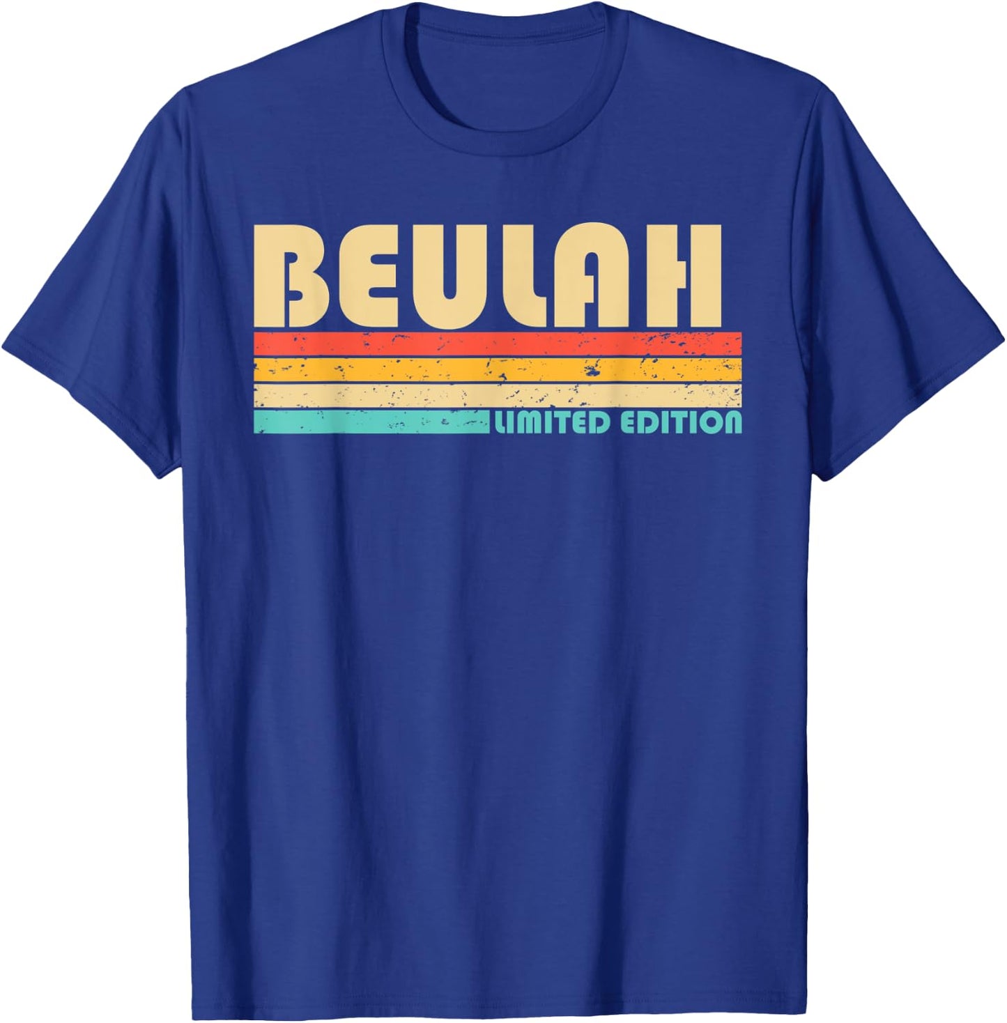 BEULAH Name Personalized Retro Vintage 80s 90s Birthday T-Shirt - T-Shirt | Royal