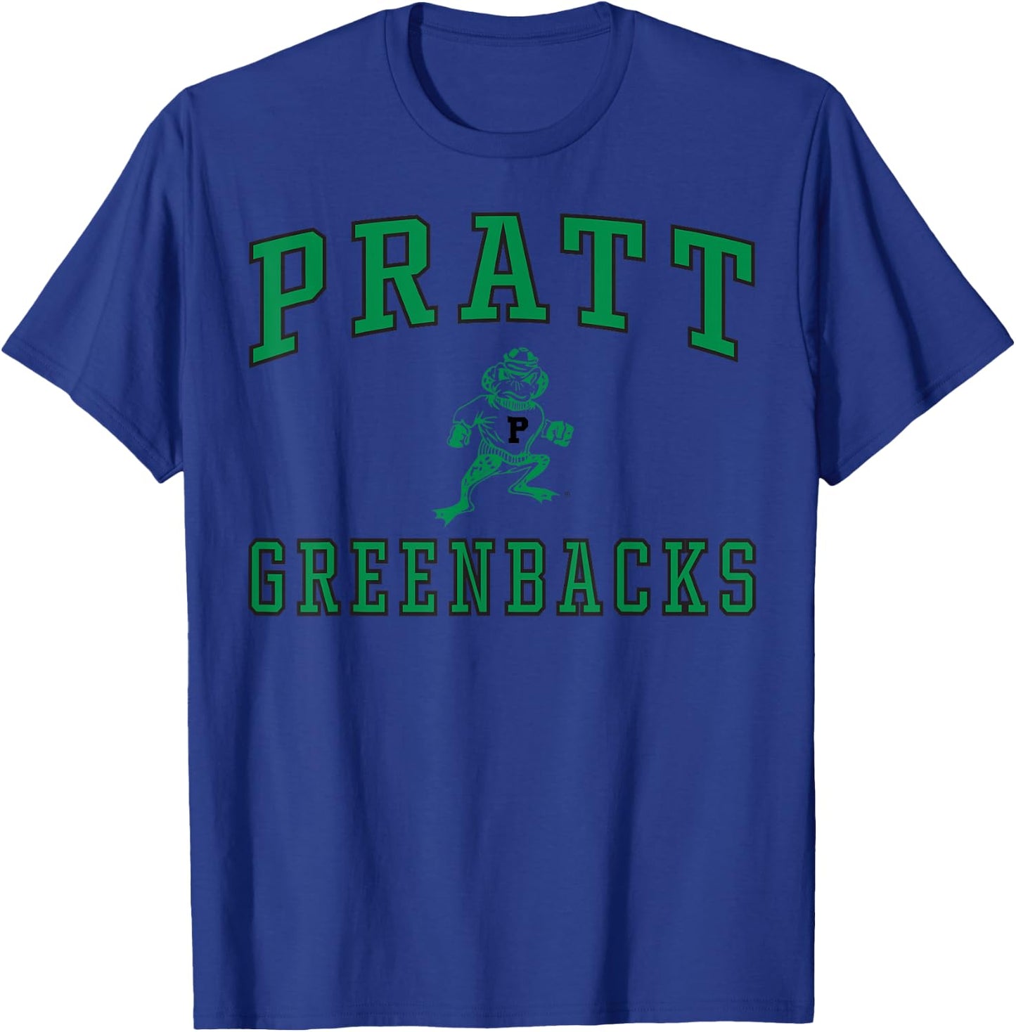 Pratt High School Greenbacks C1 T-Shirt - T-Shirt | Royal