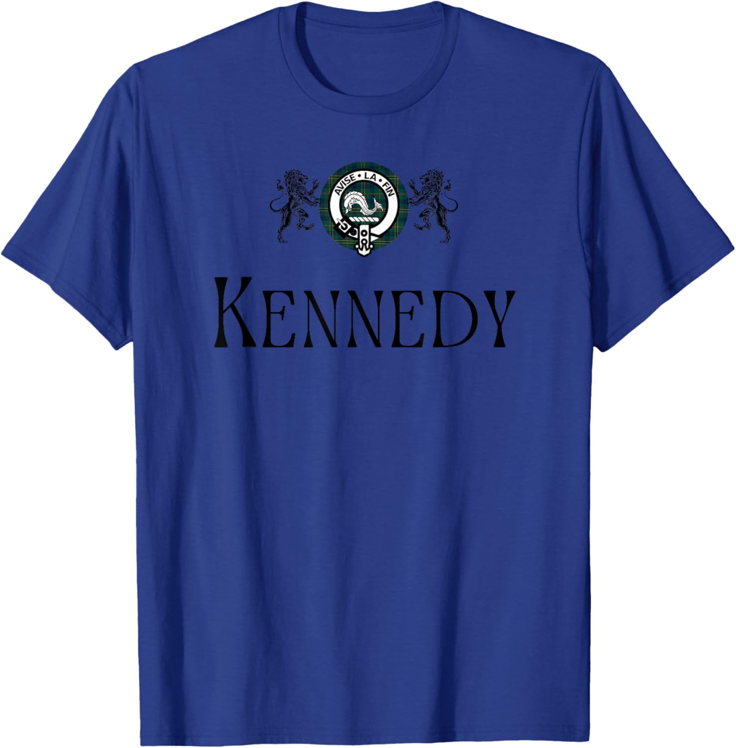 Kennedy Clan Scottish Name Coat Of Arms Tartan T-Shirt - T-Shirt | Royal