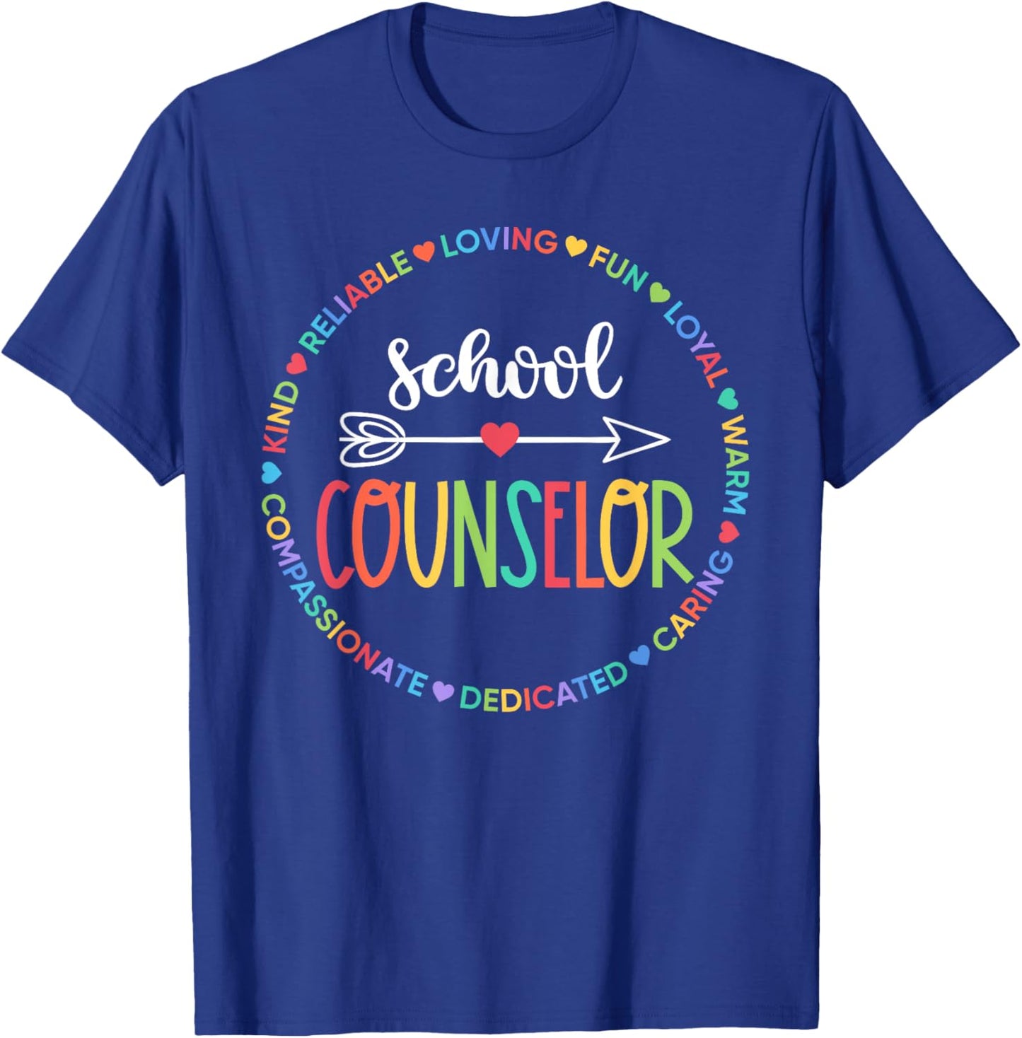 School Counselor Appreciation Gifts Counselor Gift T-Shirt - T-Shirt | Royal