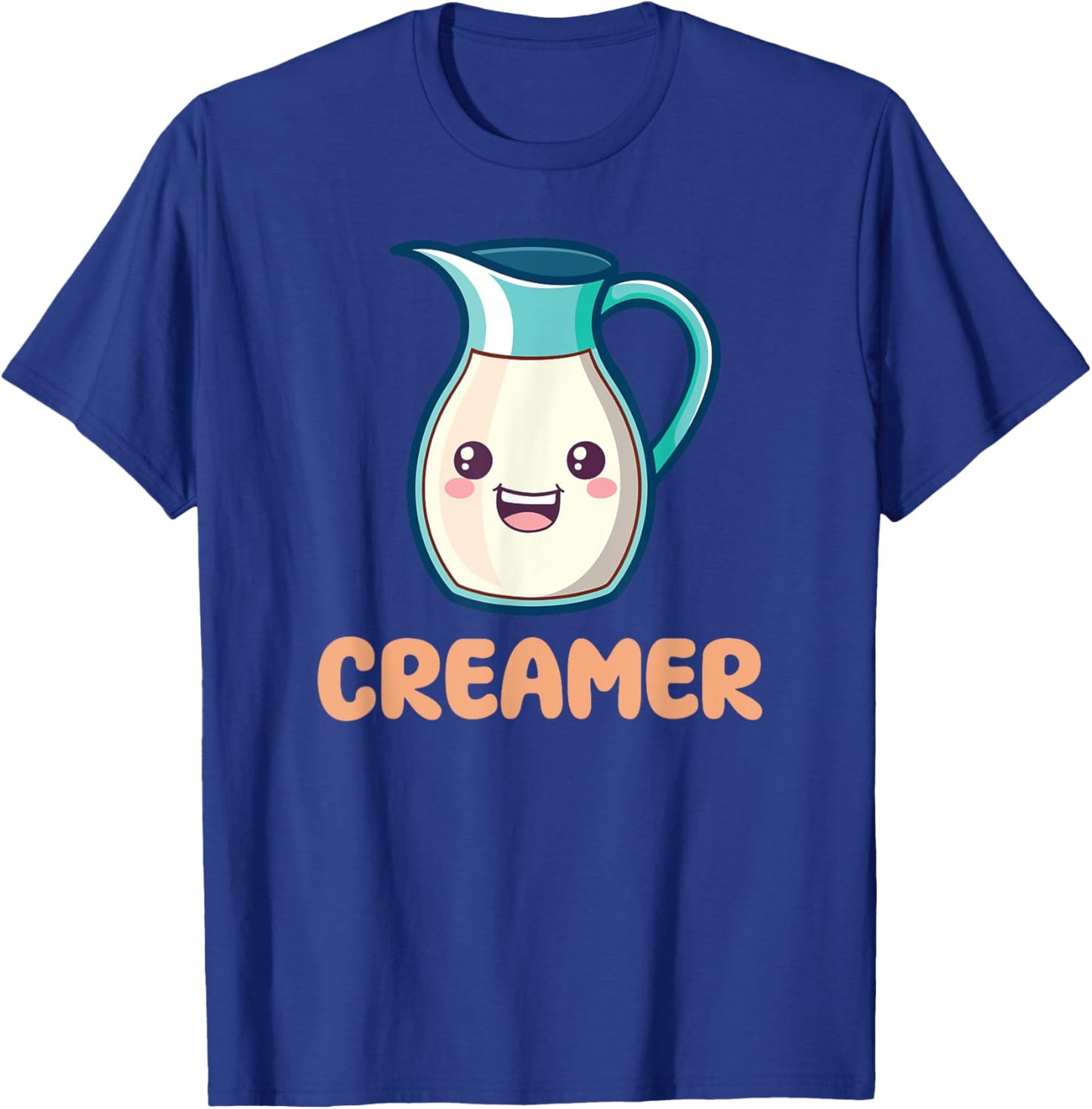 Coffee & Creamer Matching Couple Halloween Best Friends T-Shirt - T-Shirt | Royal