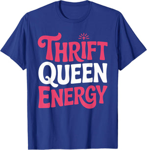 Thrifted Fashion Secondhand Style Depop Seller Gift T-Shirt - T-Shirt | Royal