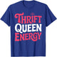 Thrifted Fashion Secondhand Style Depop Seller Gift T-Shirt - T-Shirt | Royal