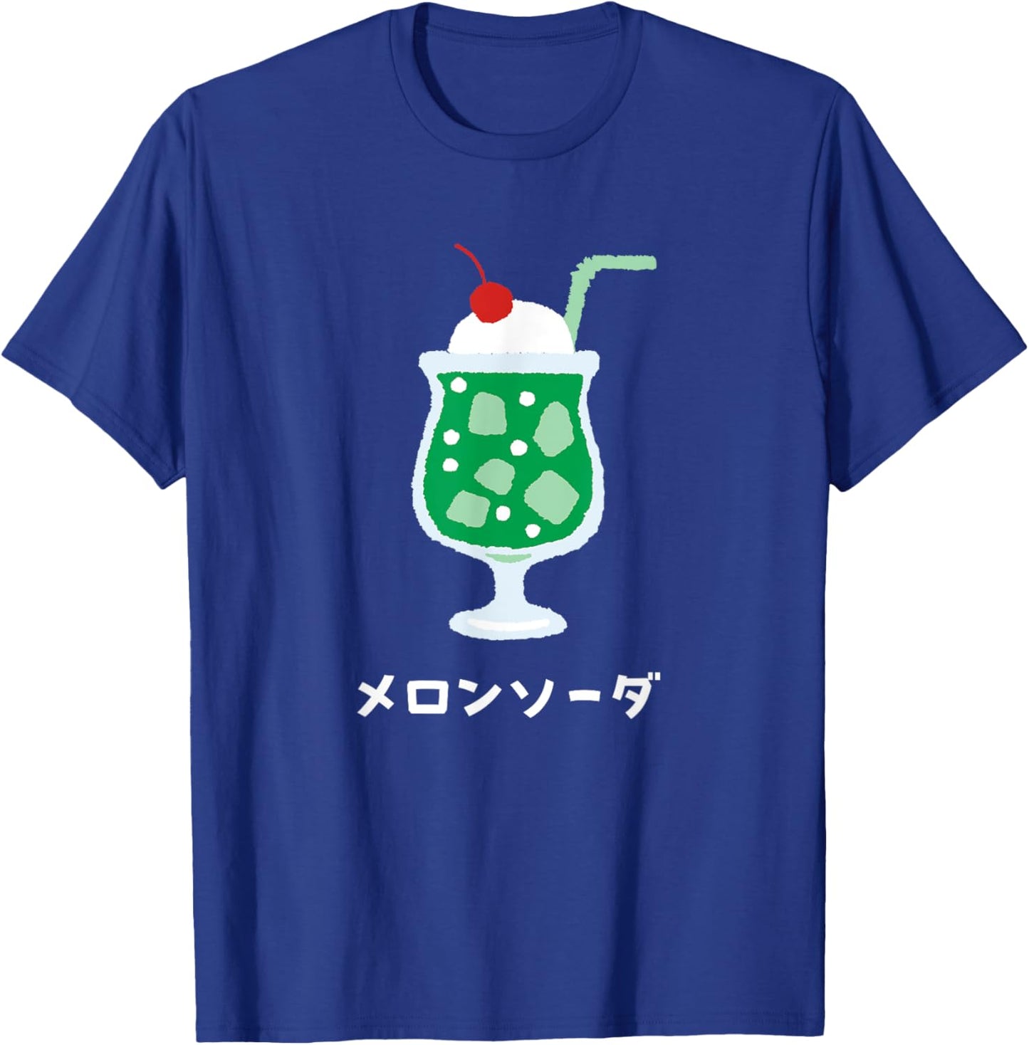 Retro Japanese Green Melon Soda Juice Drink Japan 70s 80s T-Shirt - T-Shirt | Royal