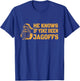 Yinzer Nation Christmas - He Knows If Yinz Been Jagoffs T-Shirt - T-Shirt | Royal