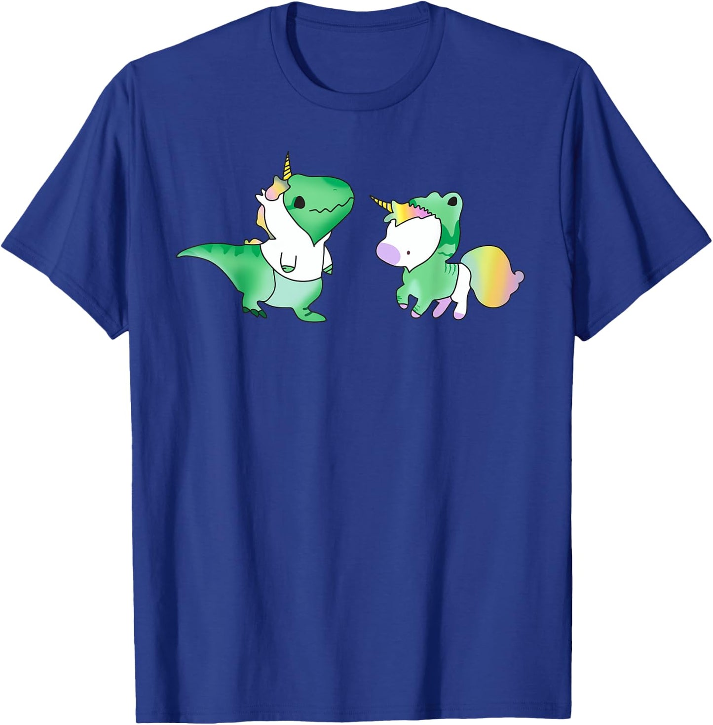 Unicornasaurus Rex - T Rex Dinosaur and Unicorn T-Shirt - T-Shirt | Royal
