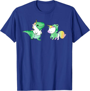 Unicornasaurus Rex - T Rex Dinosaur and Unicorn T-Shirt - T-Shirt | Royal