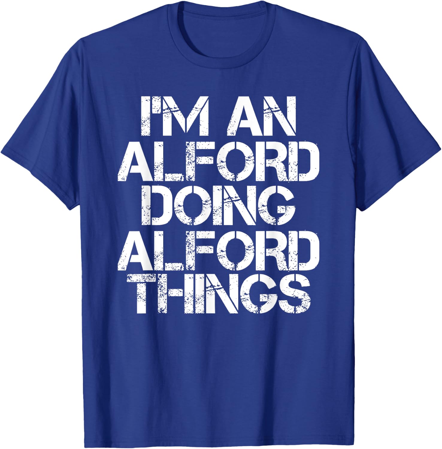 ALFORD Funny Surname Family Tree Birthday Reunion Gift T-Shirt - T-Shirt | Royal