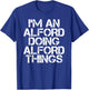 ALFORD Funny Surname Family Tree Birthday Reunion Gift T-Shirt - T-Shirt | Royal