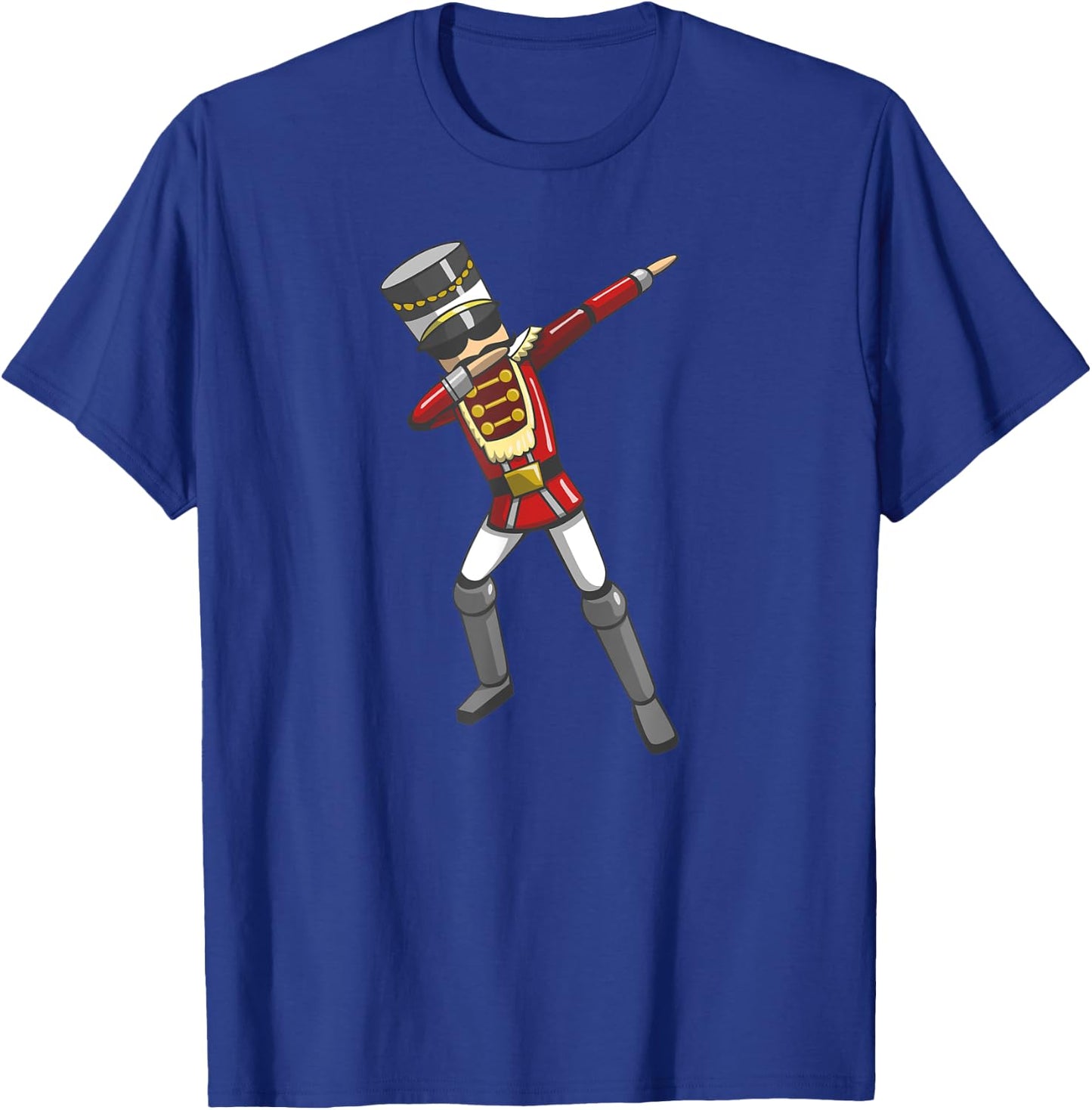 Dabbing Nutcracker Soldier Toy Christmas Dab Dance T-Shirt - T-Shirt | Royal