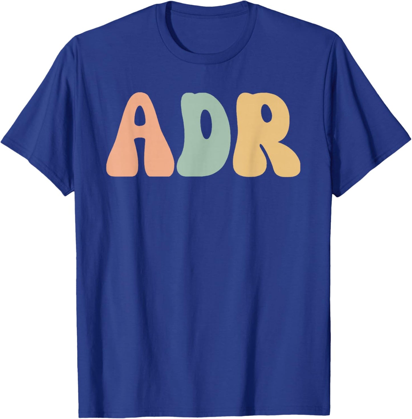 ADR Aint Doin Right Doctor of Veterinary Medicine Vet Tech V T-Shirt - T-Shirt | Royal