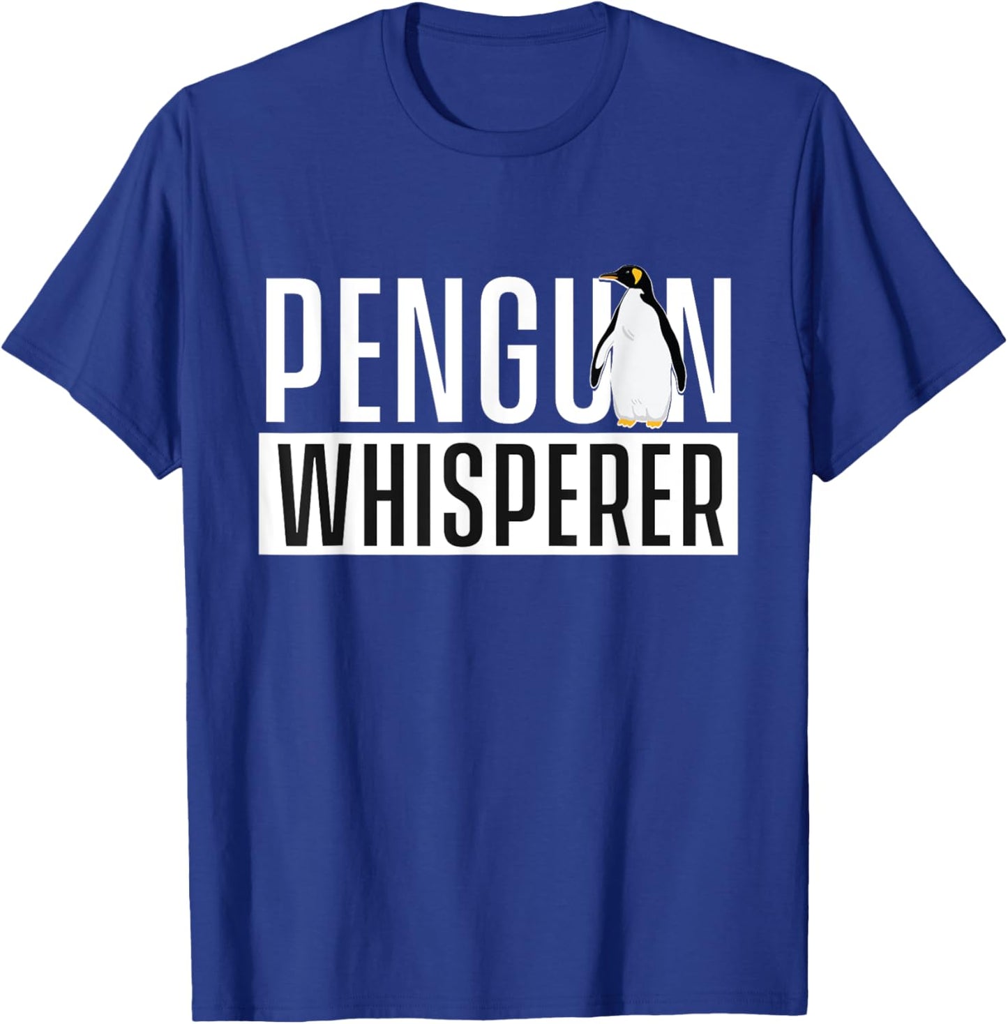 Penguin Whisperer - Penguin Lover Bird Watcher Aquatic Bird T-Shirt - T-Shirt | Royal