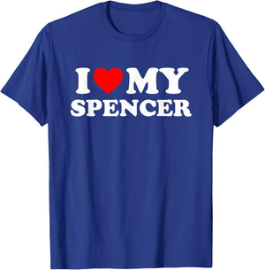 I Love My Spencer T-Shirt - T-Shirt | Royal