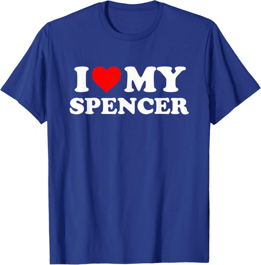 I Love My Spencer T-Shirt - T-Shirt | Royal