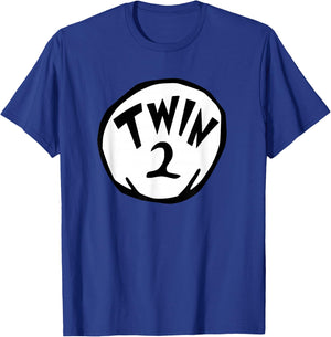 Twin 2 Birthday Gift T-Shirt - T-Shirt | Royal