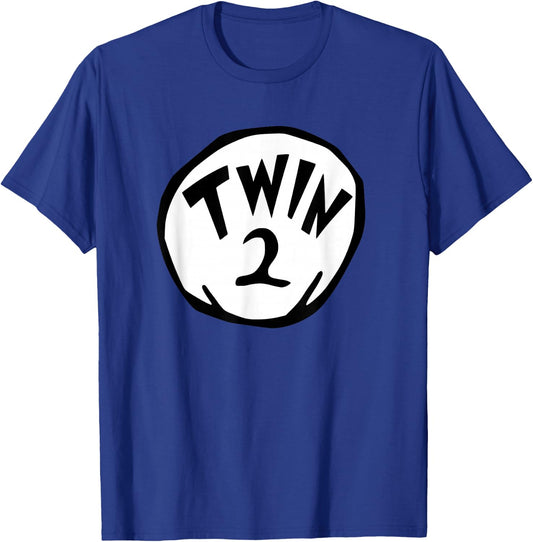 Twin 2 Birthday Gift T-Shirt - T-Shirt | Royal