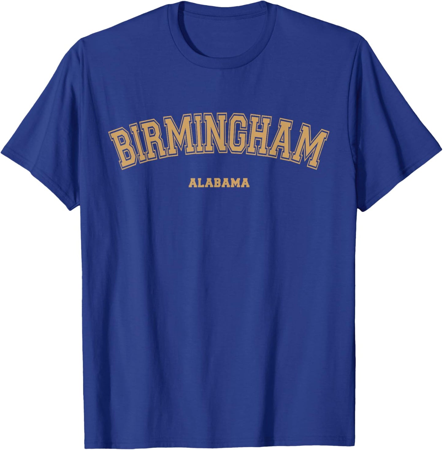 Birmingham Sports College Style on Birmingham T-Shirt - T-Shirt | Royal