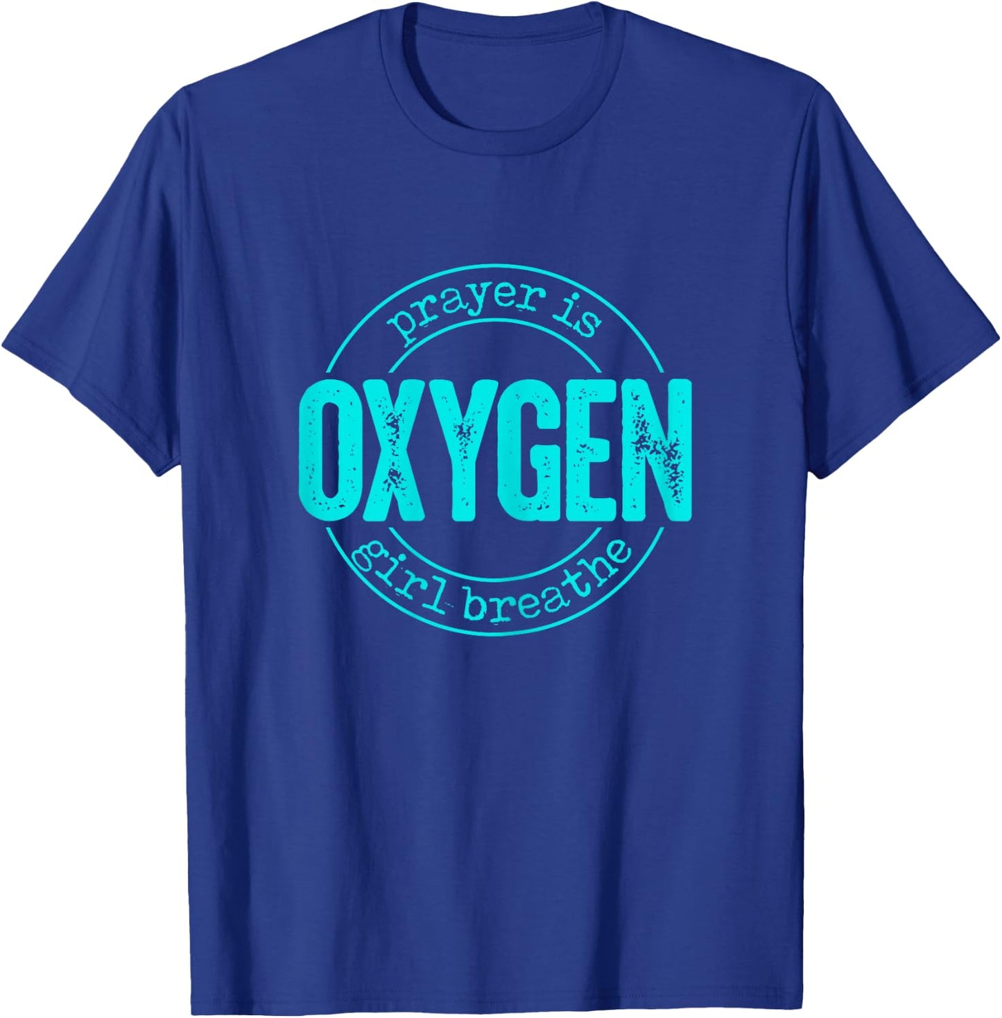 Faith Based 2x Plus Size Christian Believer top T-Shirt - T-Shirt | Royal