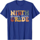 Retro Ninth Grade Dream Team Groovy Teacher Back to School T-Shirt - T-Shirt | Royal