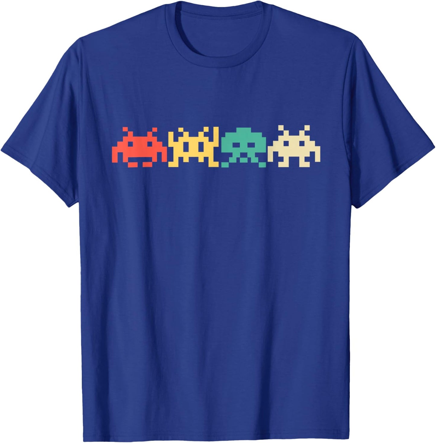 80s Video Game Vintage Retro Arcade T-Shirt - T-Shirt | Royal
