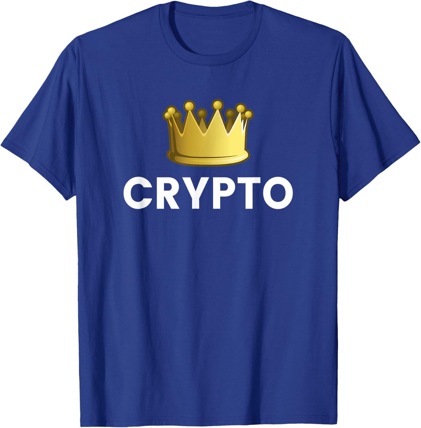 Crypto King T-Shirt - T-Shirt | Royal