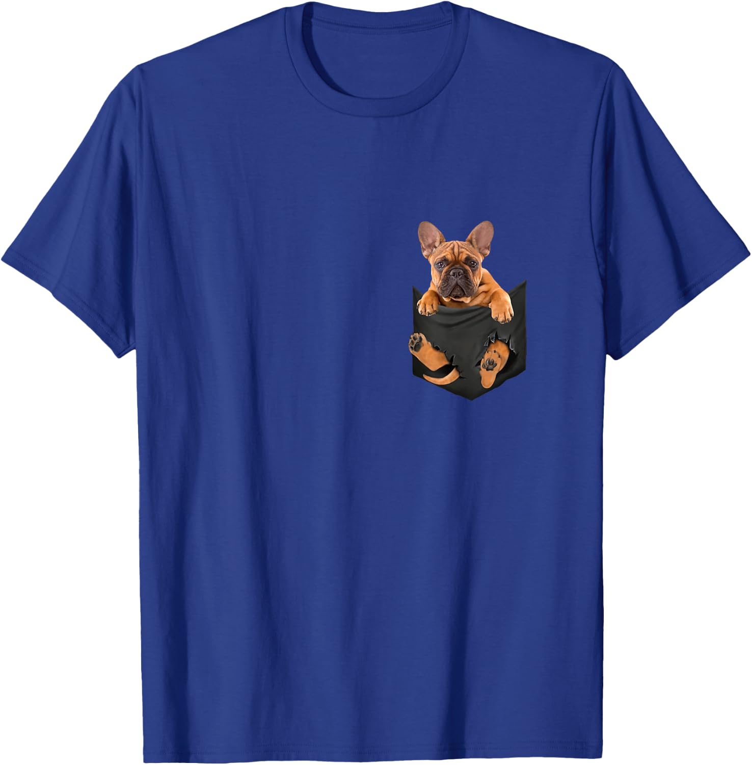 Dog Lovers Gifts French Bulldog In Bag T-Shirt - T-Shirt | Royal
