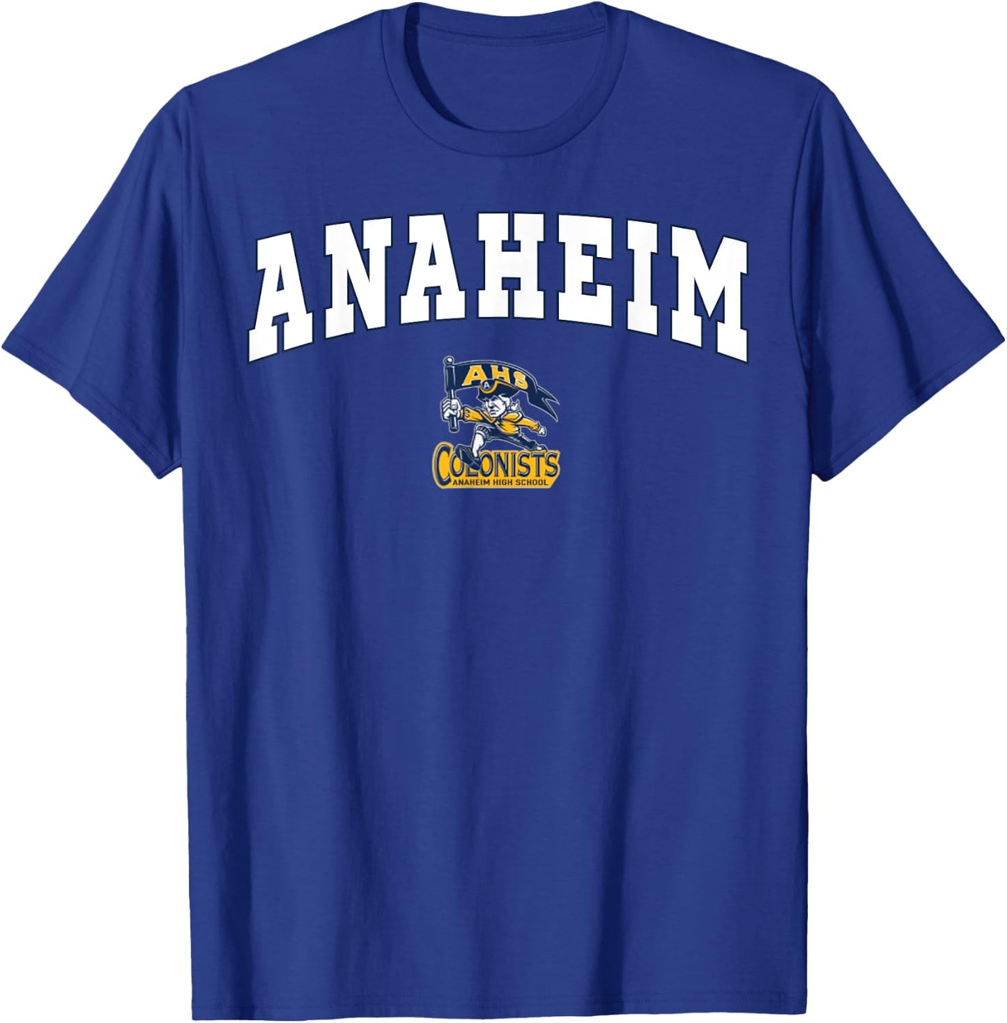 Anaheim High School Colonists C2 T-Shirt - T-Shirt | Royal