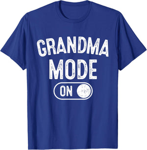 Grandma Mode On Funny Soon To Be Nana Gifts 1St Time Gigi T-Shirt - T-Shirt | Royal