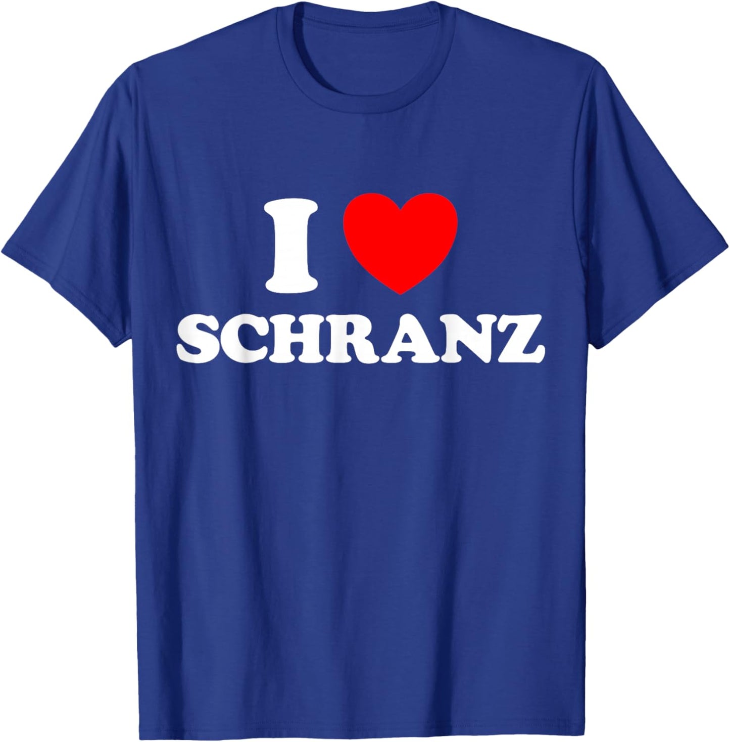 I Love Schranz Funny Hard Tekno Techno German Fast Music Fan T-Shirt - T-Shirt | Royal