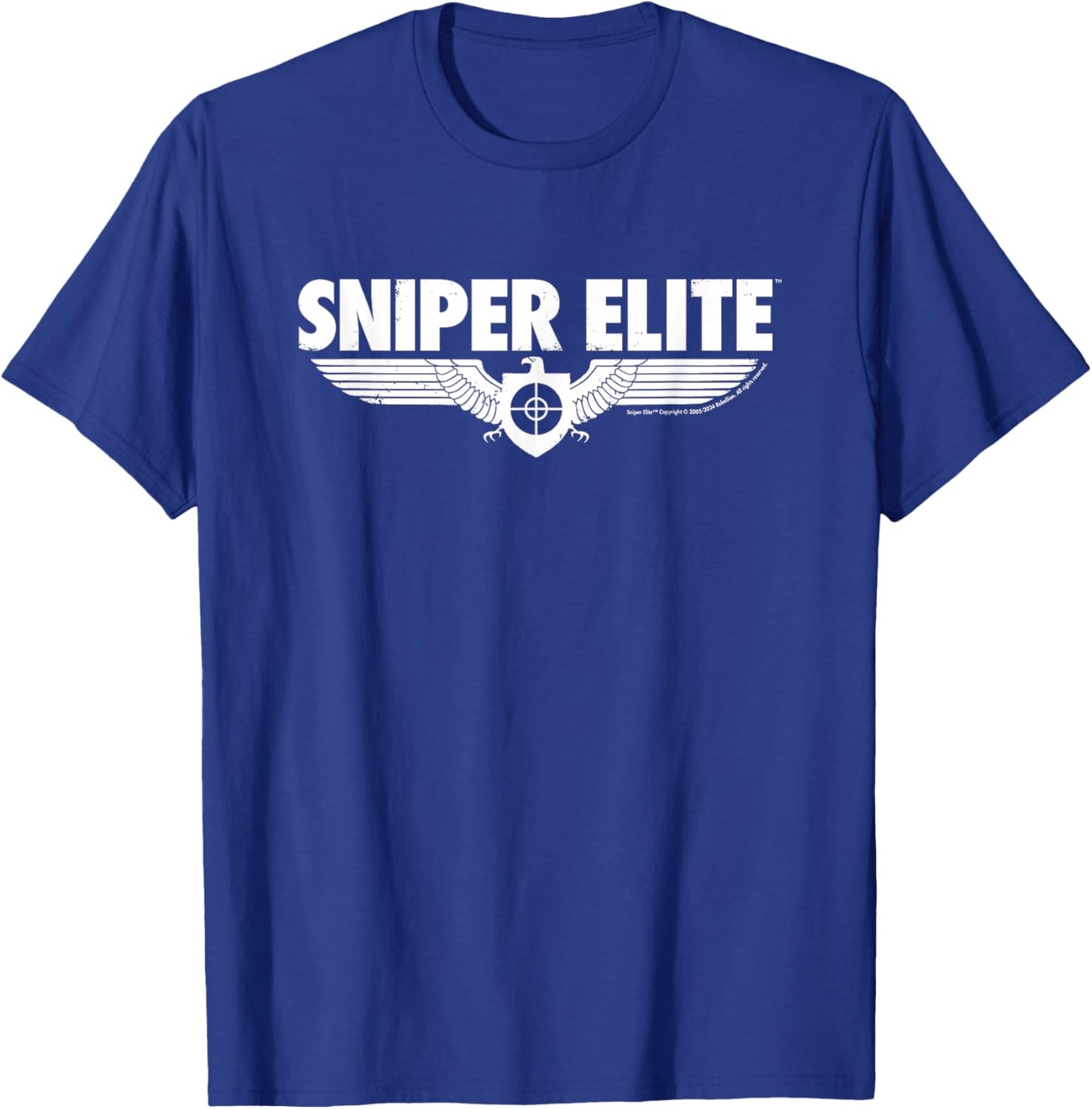 White Sniper Elite Logo , Black, S T-Shirt - T-Shirt | Royal