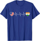 India & USA T-Shirt - T-Shirt | Royal